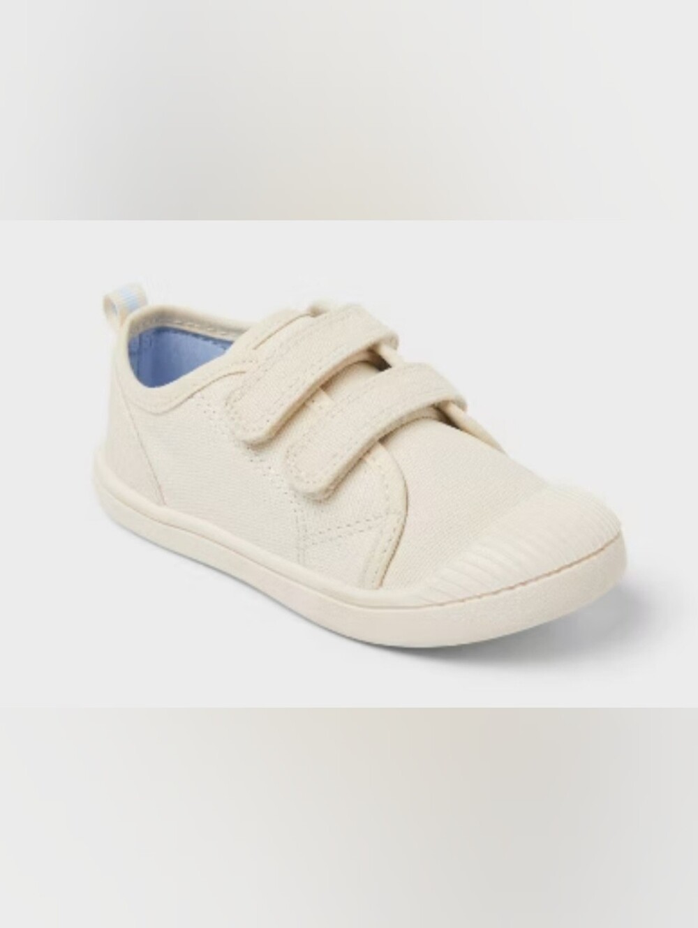 Girls Parker Machine Washable Sneakers - Cat & Jack Beige Size 12